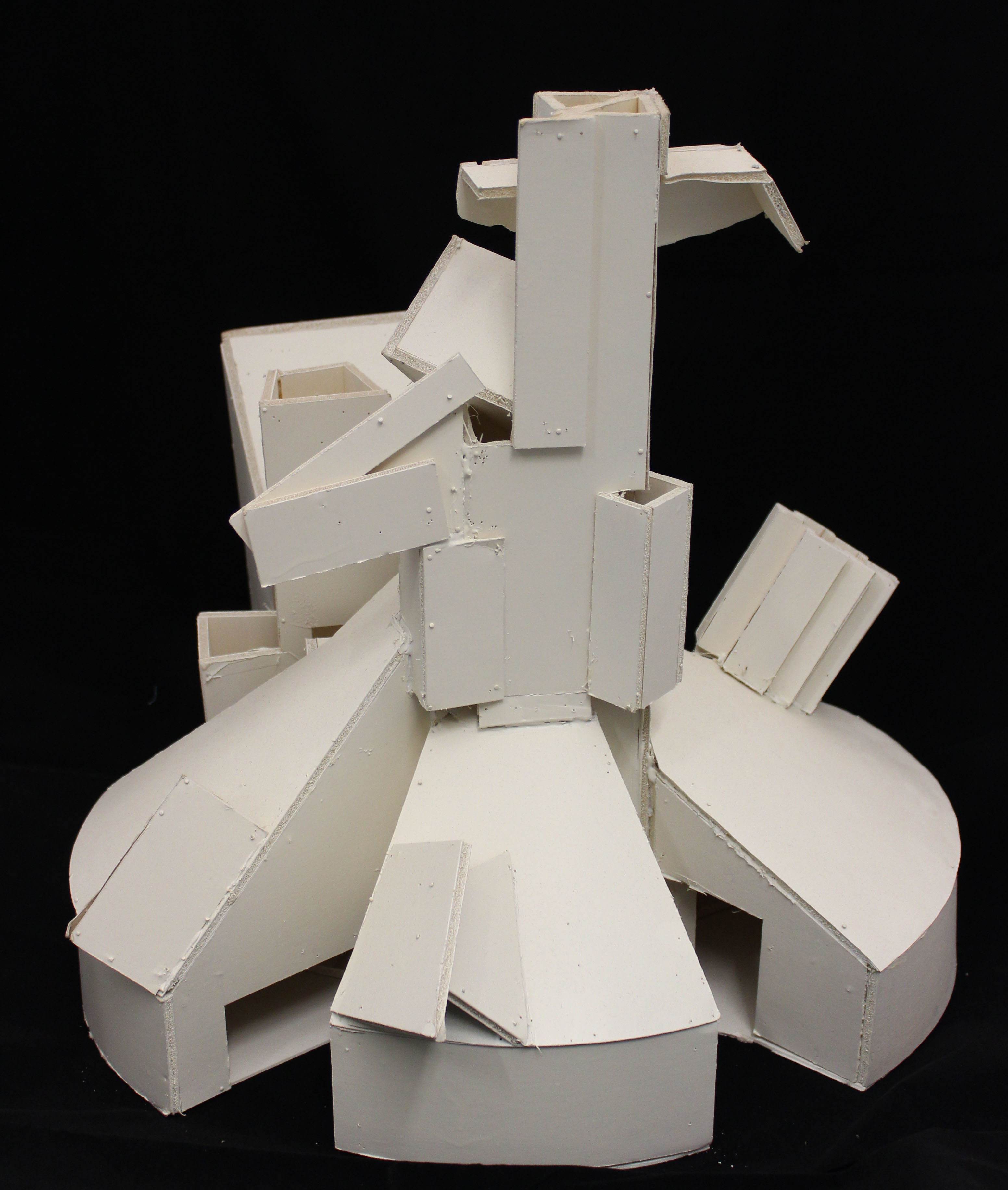 Image: Architectural Model, Sheet Metal Structure, by Frank Gehry, 1987