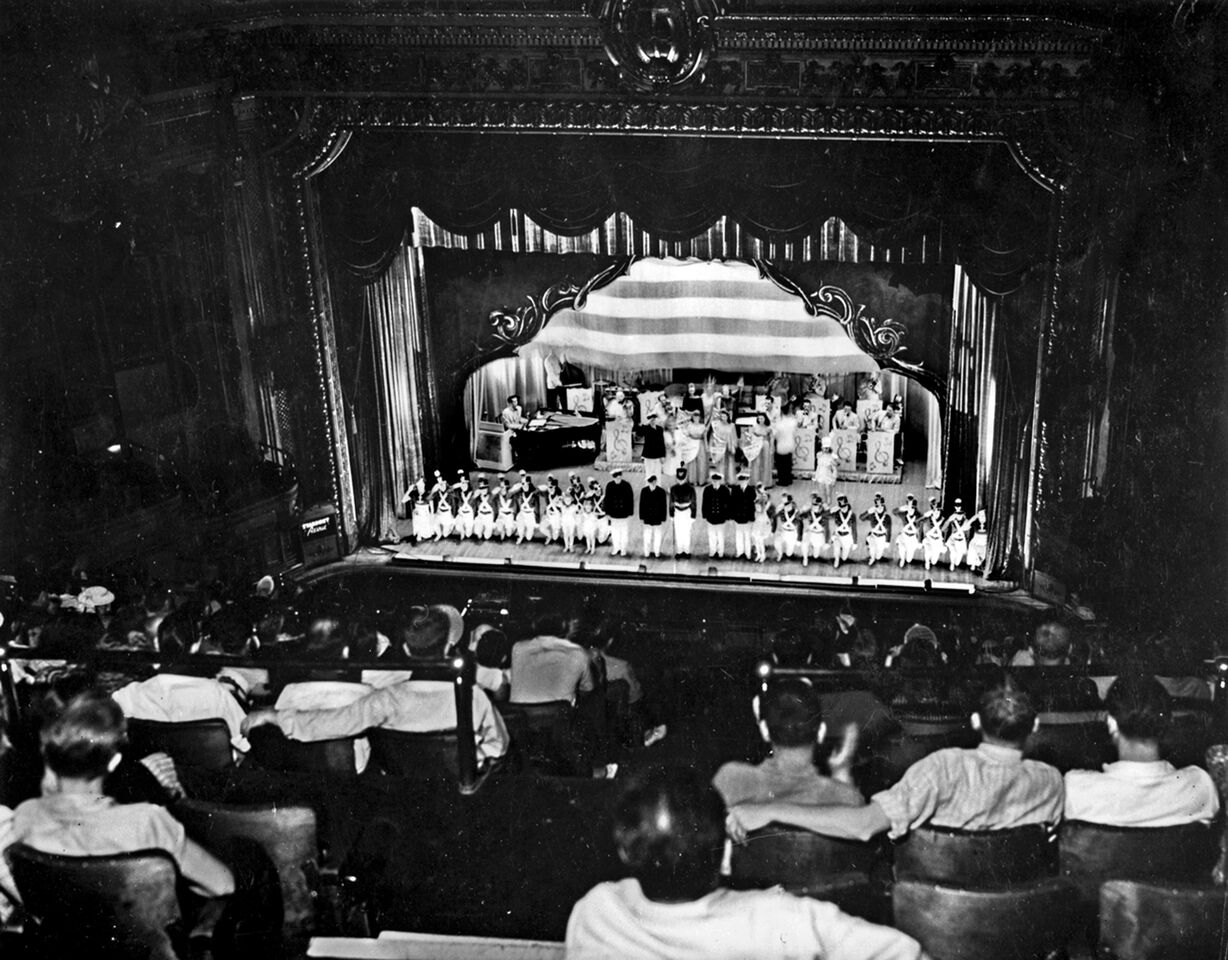 Stage show at the Hippodrome, 1940s. Courtesy of M. Robert Rappaport.