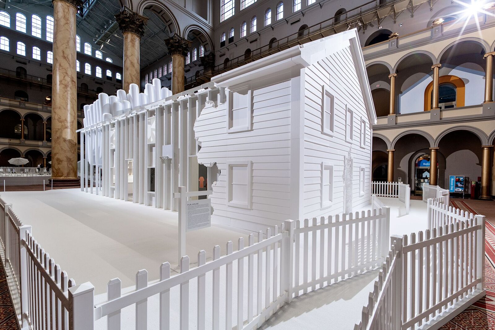 The Fun House installation by Snarkitecture at the @BuildingMuseum