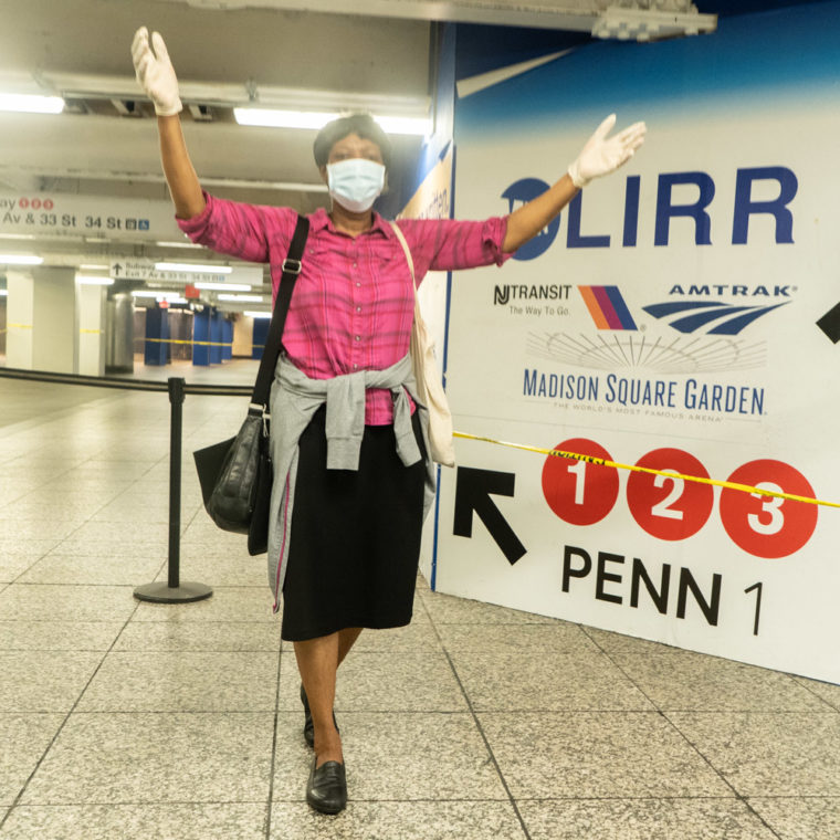 May 29, 2020: “It is a wonderful thing if you believe in your heart in the Lord Jesus.” Pennsylvania Station preacher, New York, New York. © Camilo José Vergara 