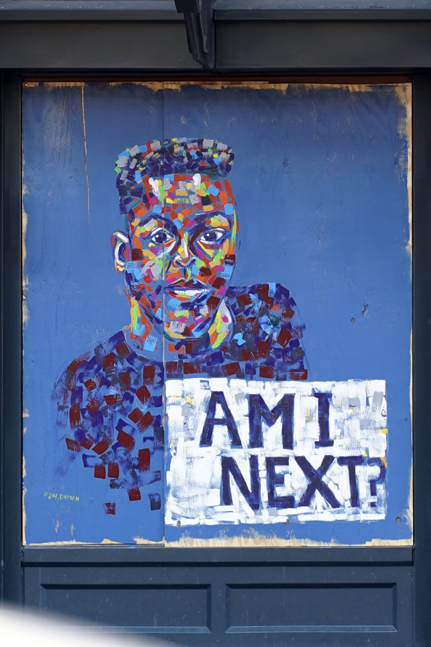 Gallery Place Murals 10: Am I Next?, by Jay Durrah