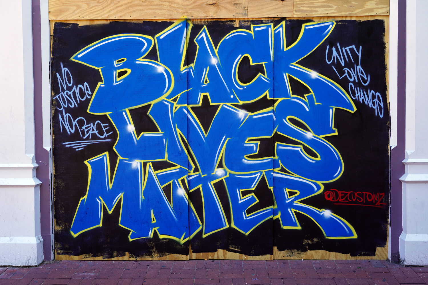Gallery Place Murals 6: Black Lives Matter, by Dez Zambrano