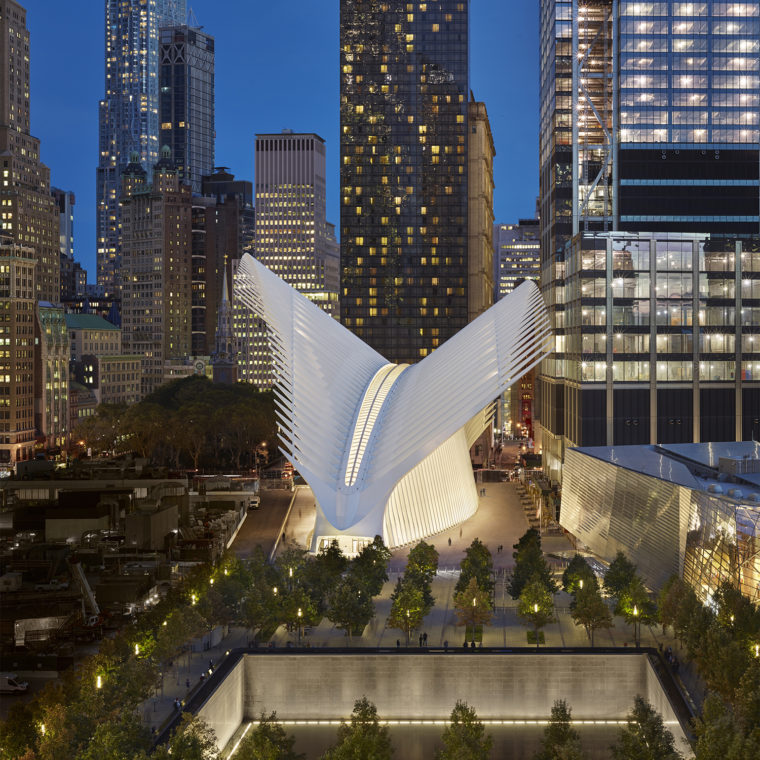 Oculus at World Trade Center Transportation Hub, Santiago Calatrava Architect, New York, New York, USA. © Alan Karchmer. 